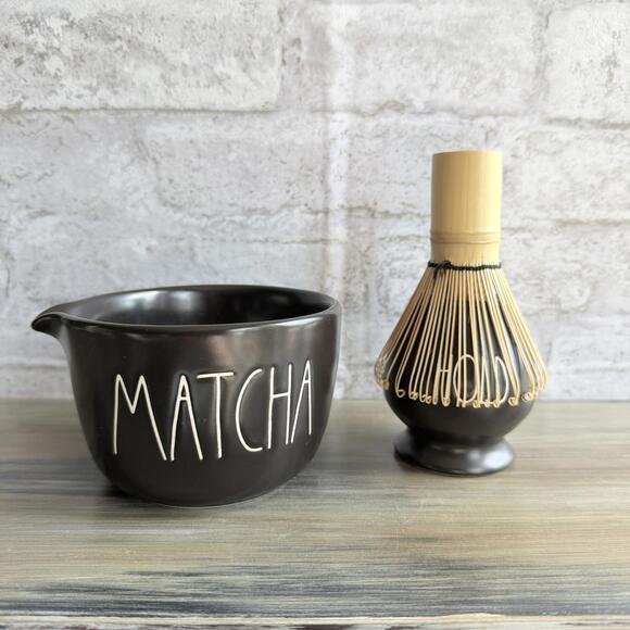 Rae Dunn Matcha Tea Set with Whisk and Bowl - Picture 2 of 4
